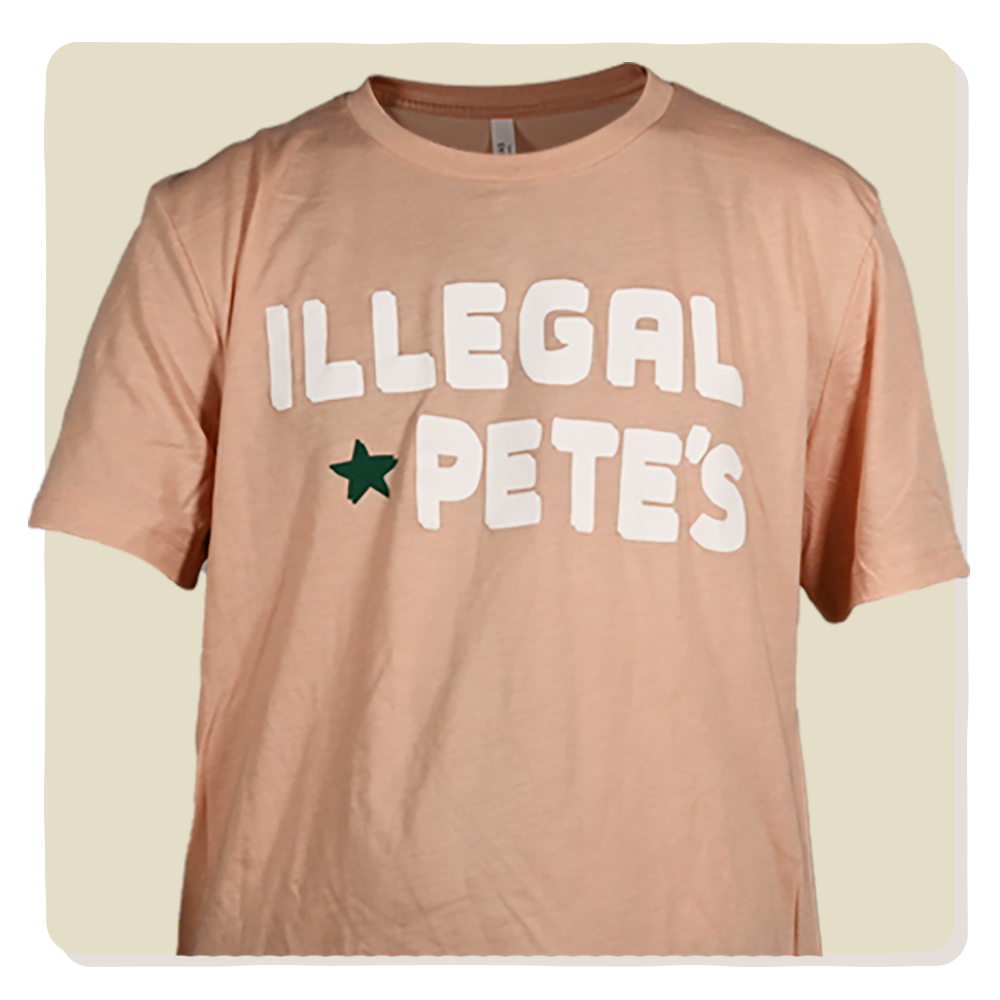 Illegal Peach Logo Tee | Illegal Pete's
